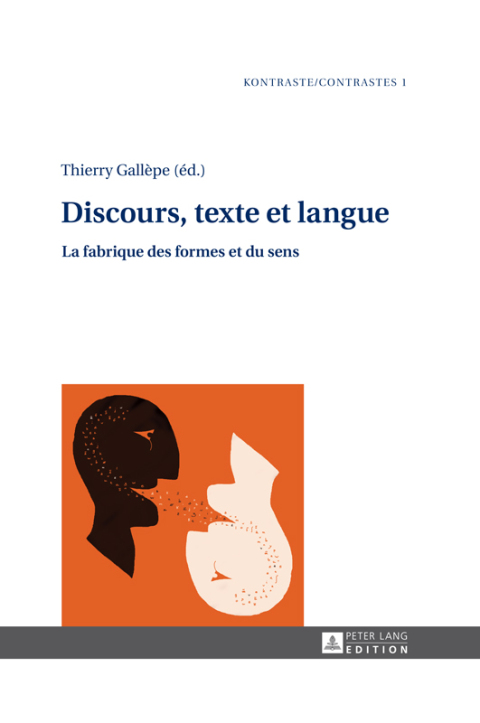 Cover image for book Discours, texte et langue