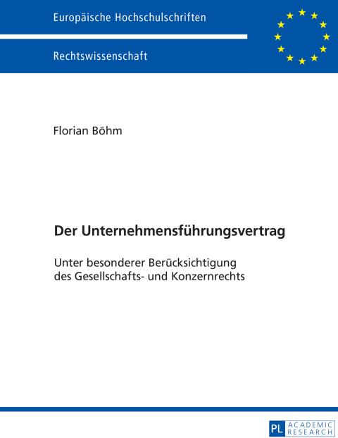 Cover image for book Der Unternehmensfuehrungsvertrag