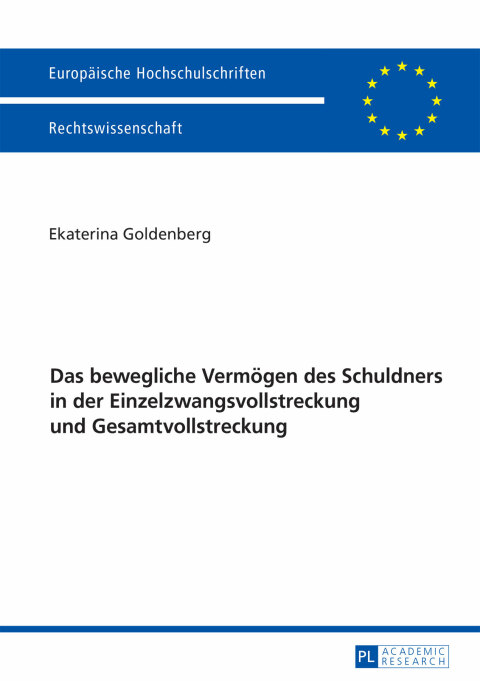 Cover image for book Das bewegliche Vermoegen des Schuldners in der Einzelzwangsvollstreckung und Gesamtvollstreckung