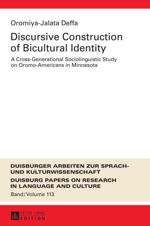 Cover image for book Discursive Construction of Bicultural Identity