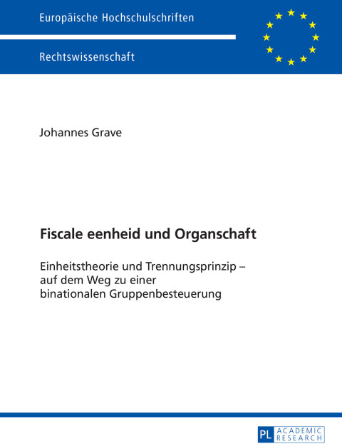 Cover image for book Fiscale eenheid und Organschaft