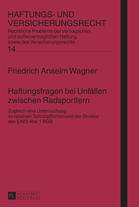 Cover image for book Haftungsfragen bei Unfaellen zwischen Radsportlern