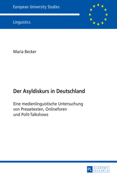 Cover image for book Der Asyldiskurs in Deutschland