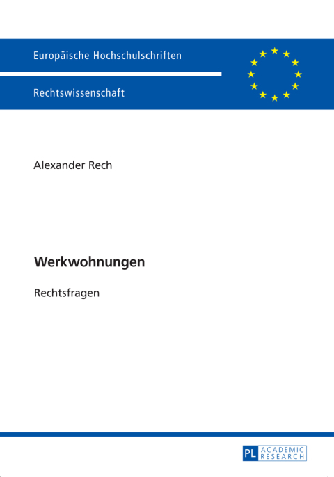 Cover image for book Werkwohnungen