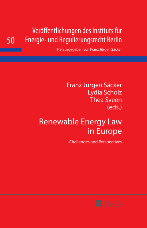 Cover image for book Renewable Energy Law in Europe