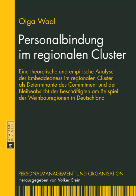 Cover image for book Personalbindung im regionalen Cluster