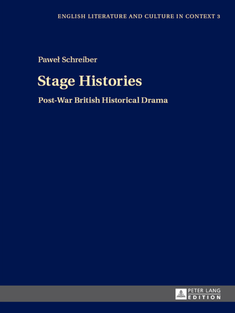 Cover image for book Stage Histories
