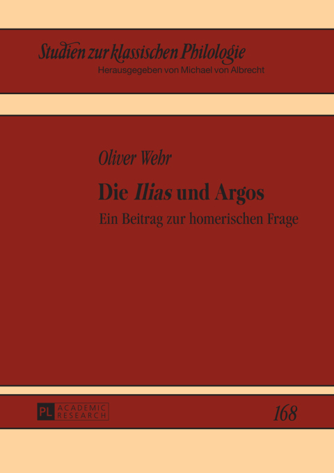 Cover image for book Die «Ilias» und Argos