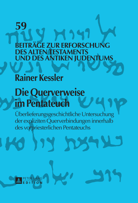 Cover image for book Die Querverweise im Pentateuch