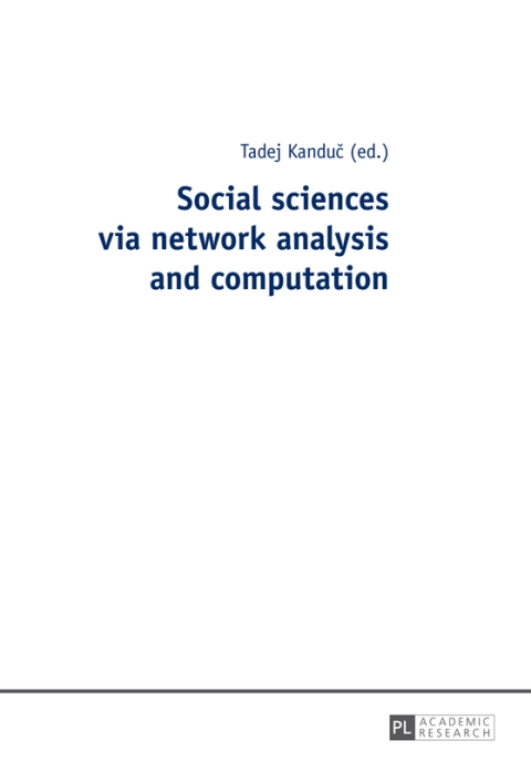 Cover image for book Social sciences via network analysis and computation