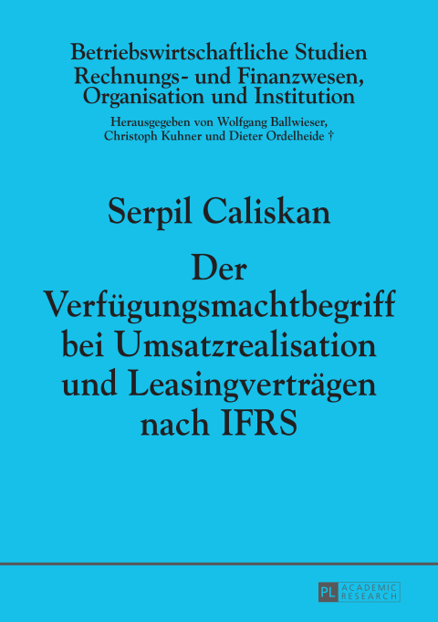 Cover image for book Der Verfuegungsmachtbegriff bei Umsatzrealisation und Leasingvertraegen nach IFRS