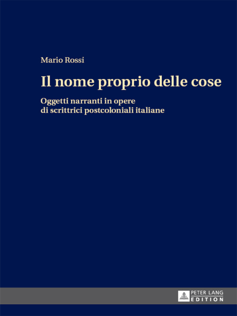 Cover image for book Il nome proprio delle cose