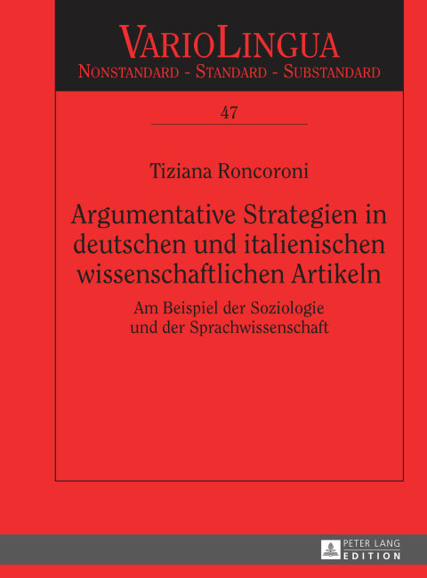 Cover image for book Argumentative Strategien in deutschen und italienischen wissenschaftlichen Artikeln