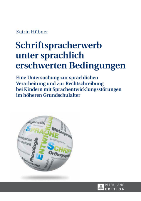 Cover image for book Schriftspracherwerb unter sprachlich erschwerten Bedingungen