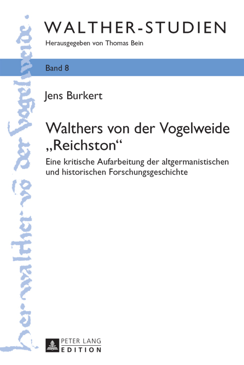 Cover image for book Walthers von der Vogelweide «Reichston»