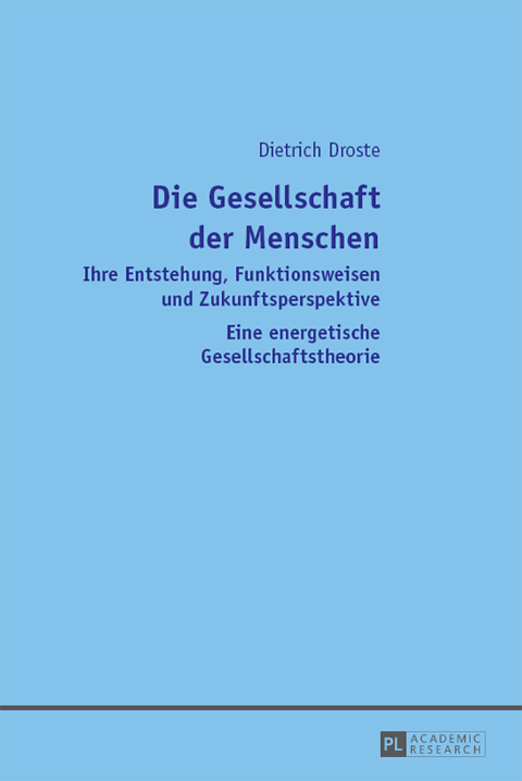 Cover image for book Die Gesellschaft der Menschen