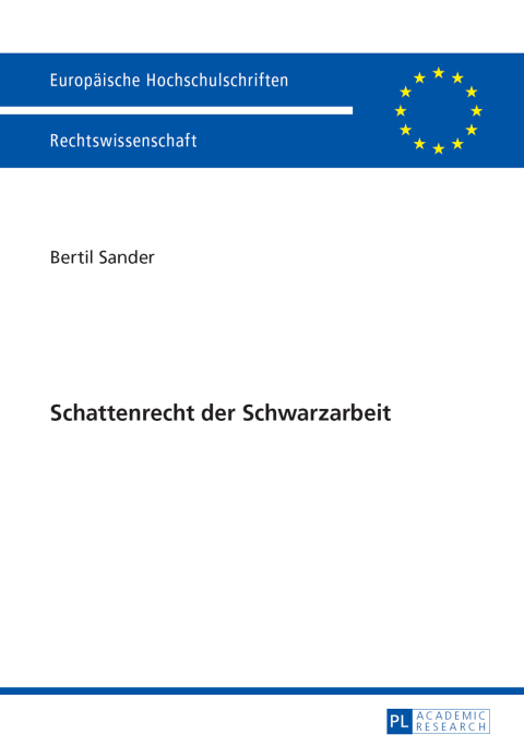 Cover image for book Schattenrecht der Schwarzarbeit