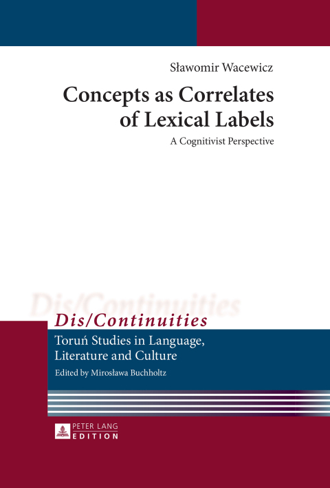 Cover image for book Concepts as Correlates of Lexical Labels