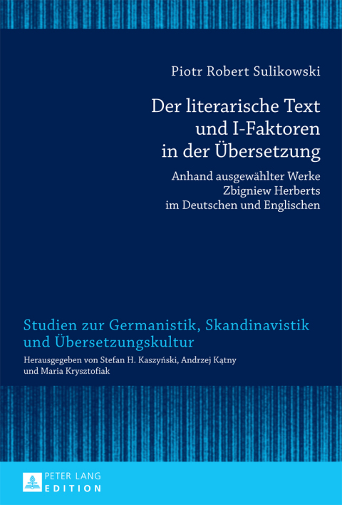 Cover image for book Der literarische Text und I-Faktoren in der Uebersetzung