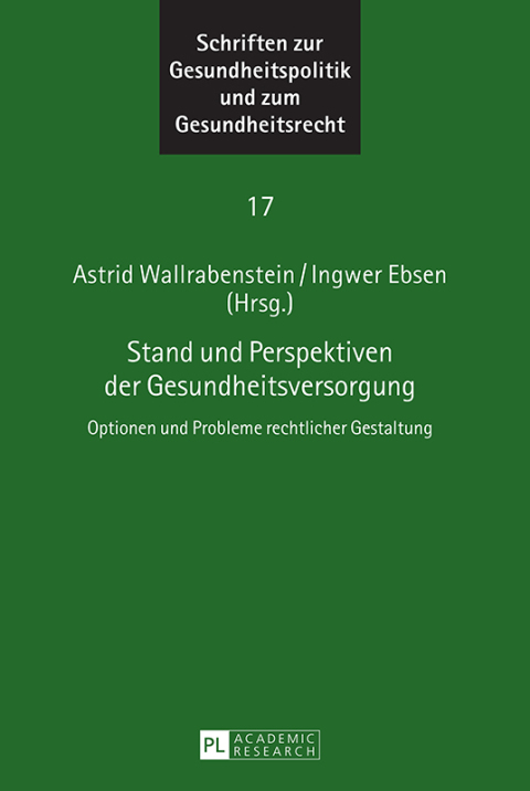 Cover image for book Stand und Perspektiven der Gesundheitsversorgung