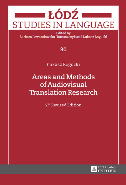 Cover image for book Areas and Methods of Audiovisual Translation Research