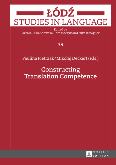 Cover image for book Constructing Translation Competence