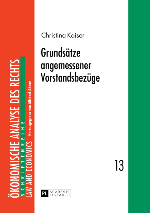Cover image for book Grundsaetze angemessener Vorstandsbezuege