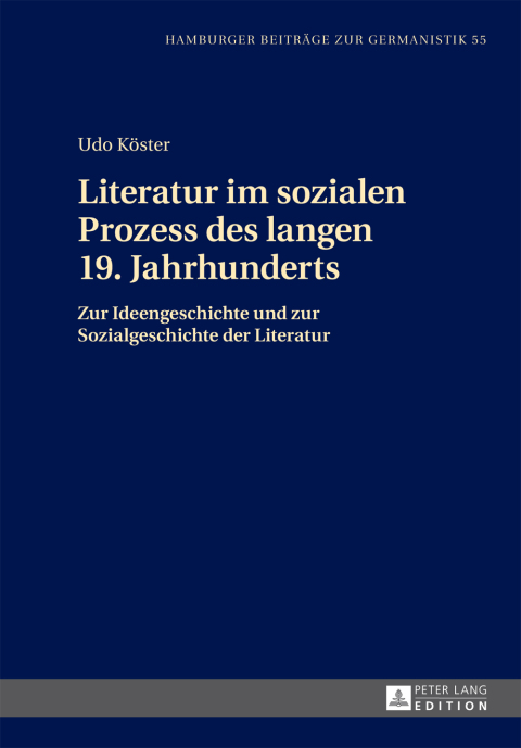 Cover image for book Literatur im sozialen Prozess des langen 19. Jahrhunderts
