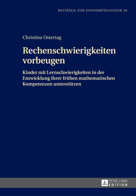 Cover image for book Rechenschwierigkeiten vorbeugen