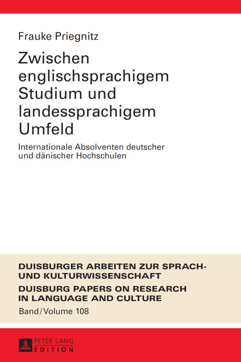 Cover image for book Zwischen englischsprachigem Studium und landessprachigem Umfeld