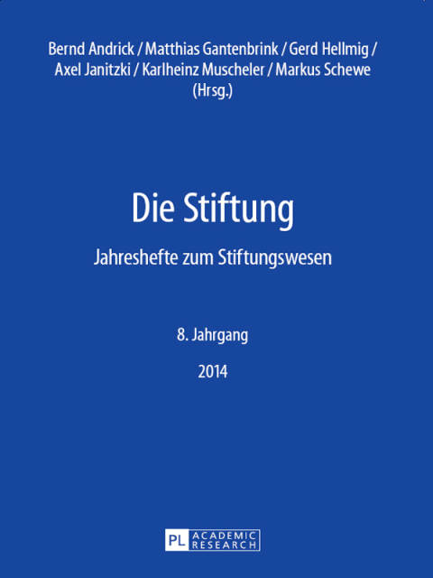 Cover image for book Die Stiftung