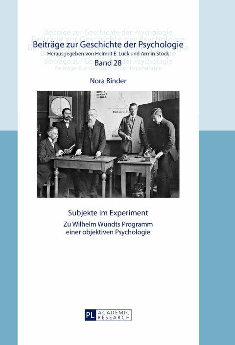Cover image for book Subjekte im Experiment