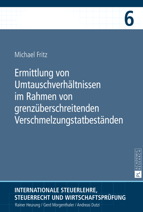 Cover image for book Ermittlung von Umtauschverhaeltnissen im Rahmen von grenzueberschreitenden Verschmelzungstatbestaenden
