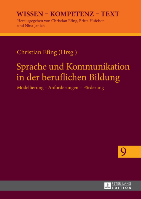 Cover image for book Sprache und Kommunikation in der beruflichen Bildung