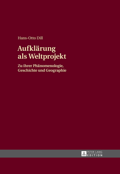Cover image for book Aufklaerung als Weltprojekt