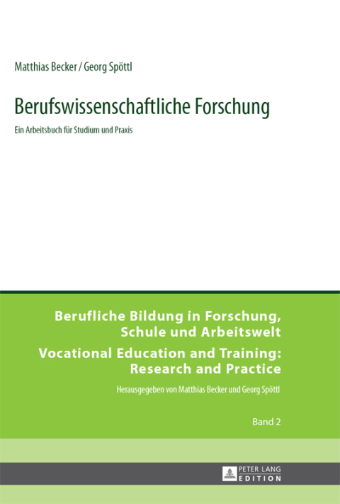 Cover image for book Berufswissenschaftliche Forschung