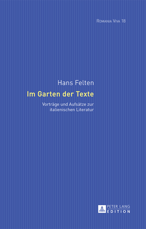 Cover image for book Im Garten der Texte