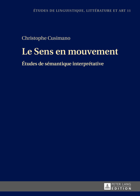 Cover image for book Le Sens en mouvement