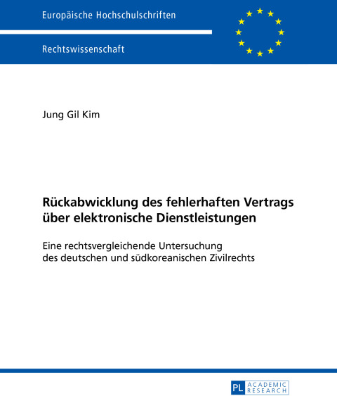 Cover image for book Rueckabwicklung des fehlerhaften Vertrags ueber elektronische Dienstleistungen