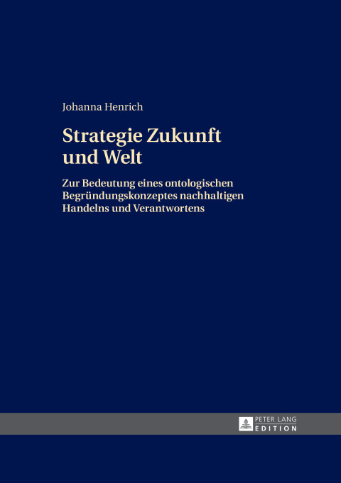 Cover image for book Strategie Zukunft und Welt