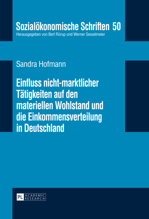 Cover image for book Einfluss nicht-marktlicher Taetigkeiten auf den materiellen Wohlstand und die Einkommensverteilung in Deutschland