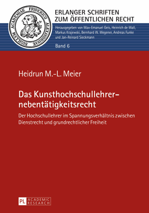 Cover image for book Das Kunsthochschullehrernebentaetigkeitsrecht