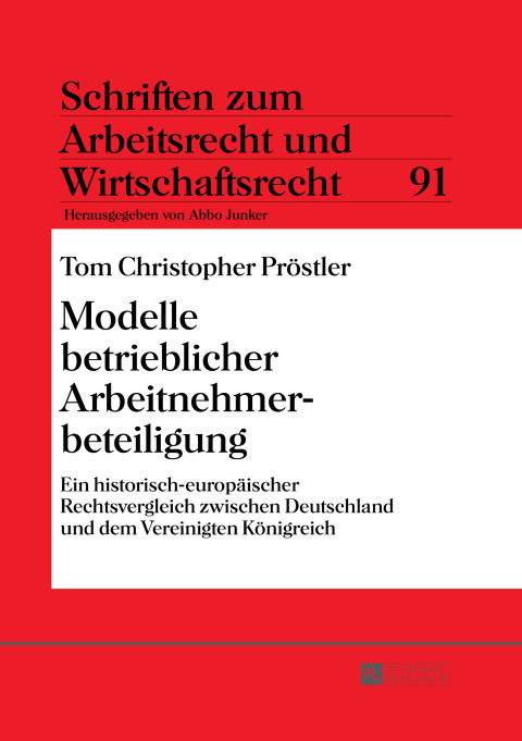 Cover image for book Modelle betrieblicher Arbeitnehmerbeteiligung