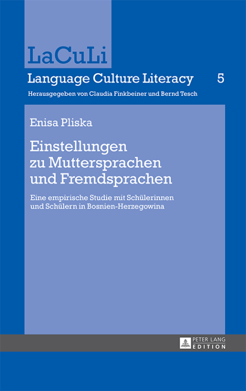 Cover image for book Einstellungen zu Muttersprachen und Fremdsprachen