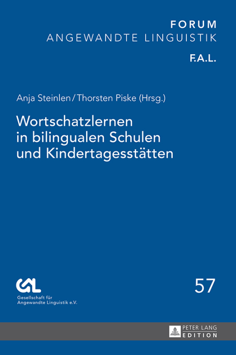 Cover image for book Wortschatzlernen in bilingualen Schulen und Kindertagesstaetten