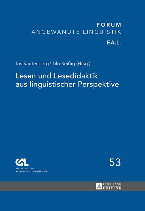 Cover image for book Lesen und Lesedidaktik aus linguistischer Perspektive