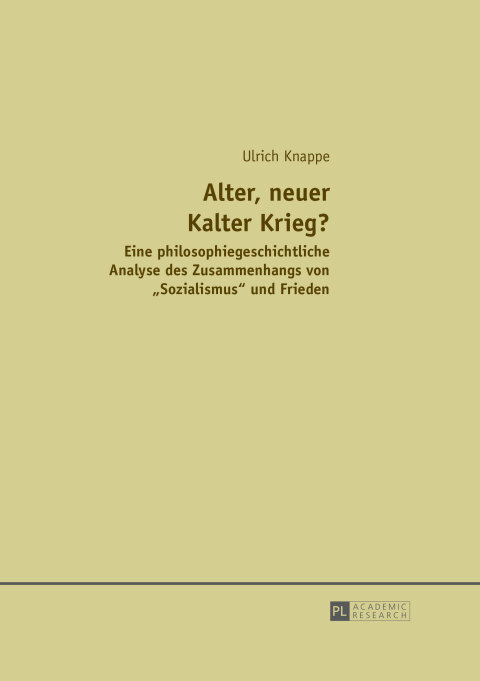 Cover image for book Alter, neuer Kalter Krieg?