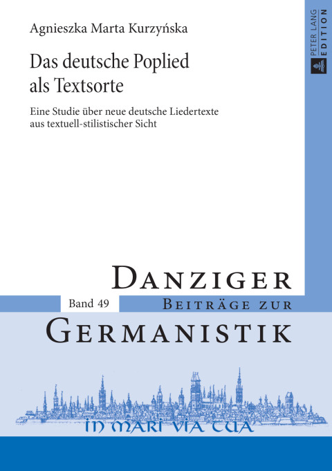 Cover image for book Das deutsche Poplied als Textsorte