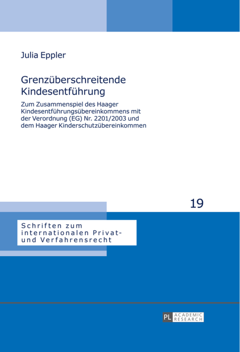 Cover image for book Grenzueberschreitende Kindesentfuehrung