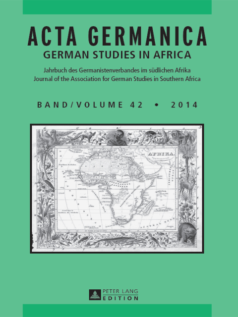 Cover image for book Acta Germanica